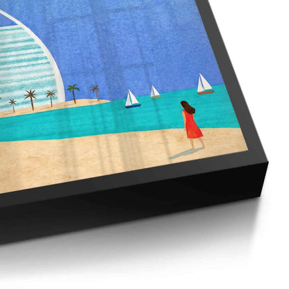 Burj Al Arab Sailboat - Fine Art