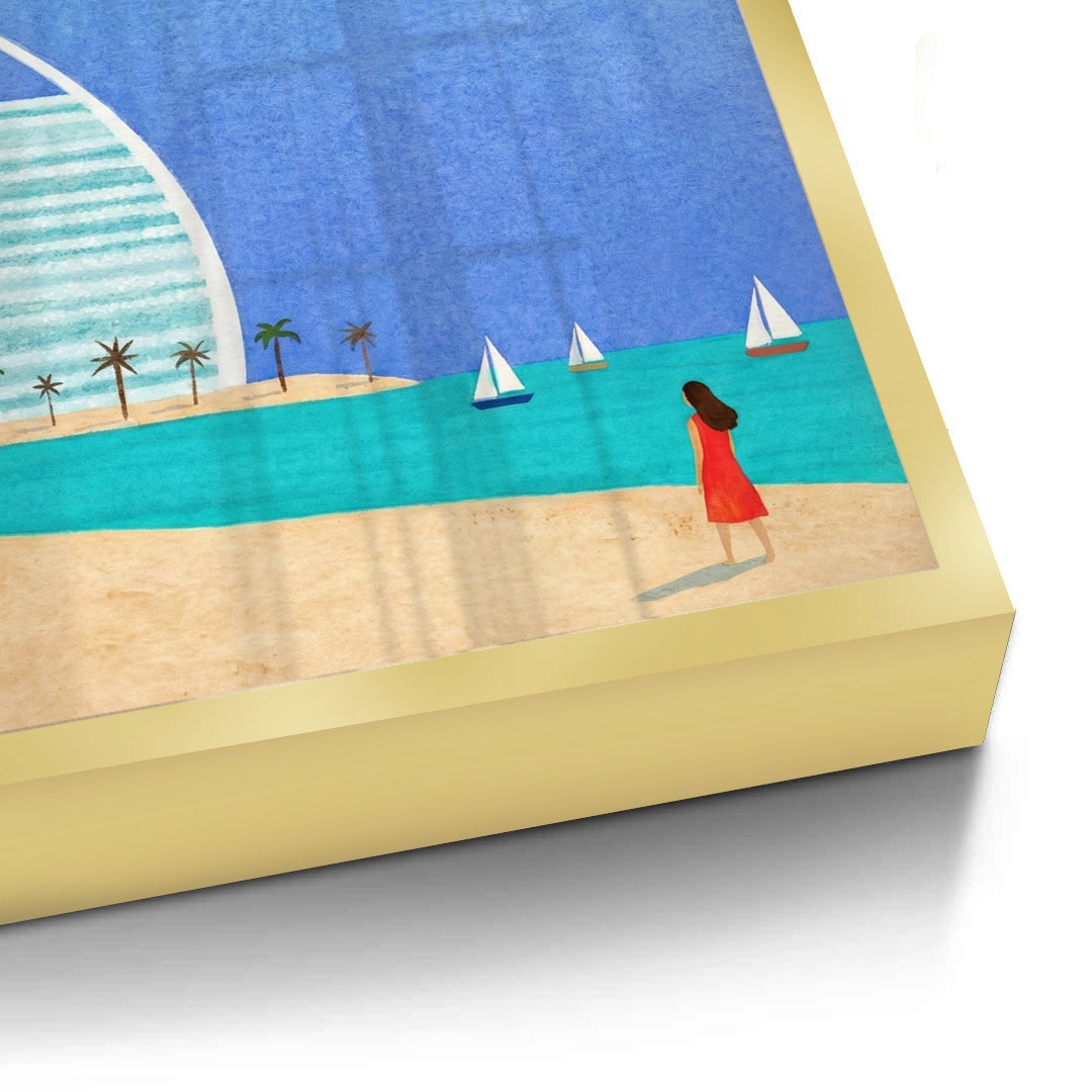 2Burj Al Arab Sailboat - Fine Art