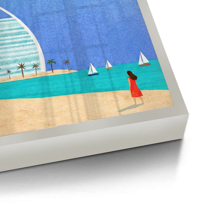 Burj Al Arab Sailboat - Fine Art