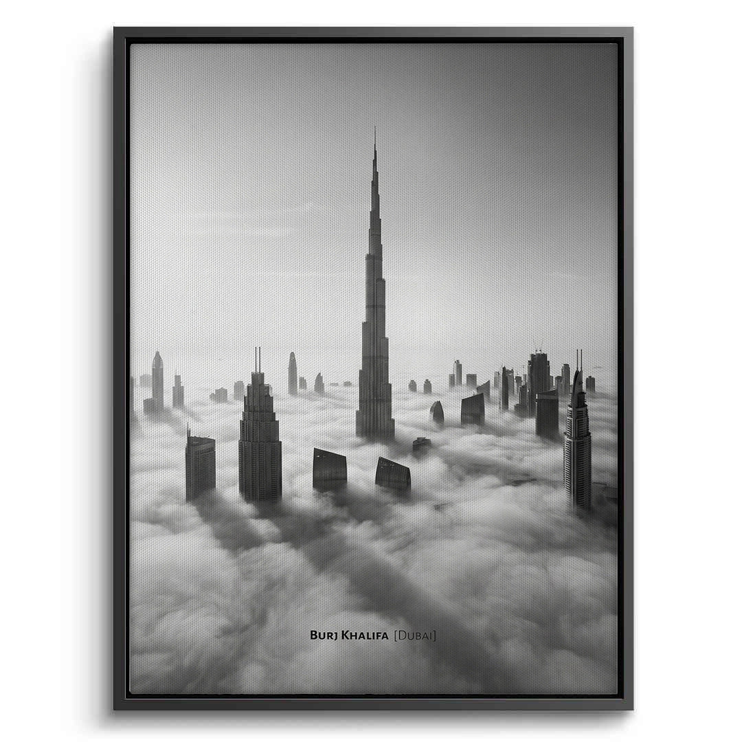 2Burj Khalifa Above the Clouds - Canvas