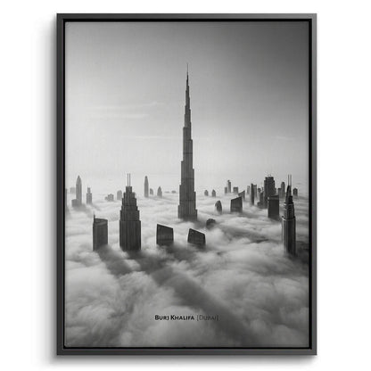 Burj Khalifa Above the Clouds - Canvas