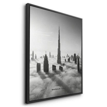 Burj Khalifa Above the Clouds - Canvas