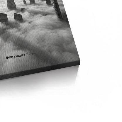 Burj Khalifa Above the Clouds - Canvas