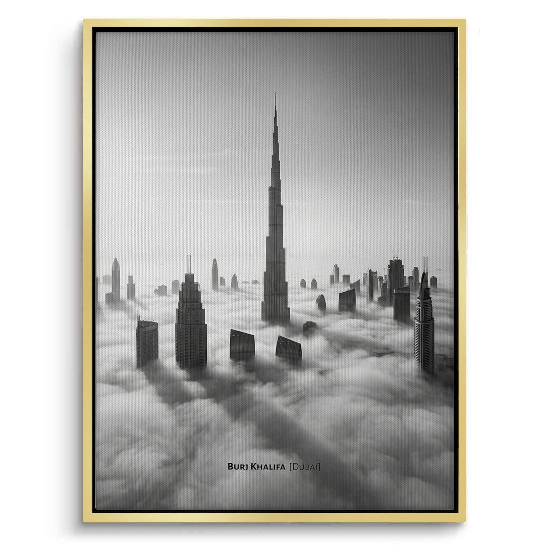 2Burj Khalifa Above the Clouds - Canvas