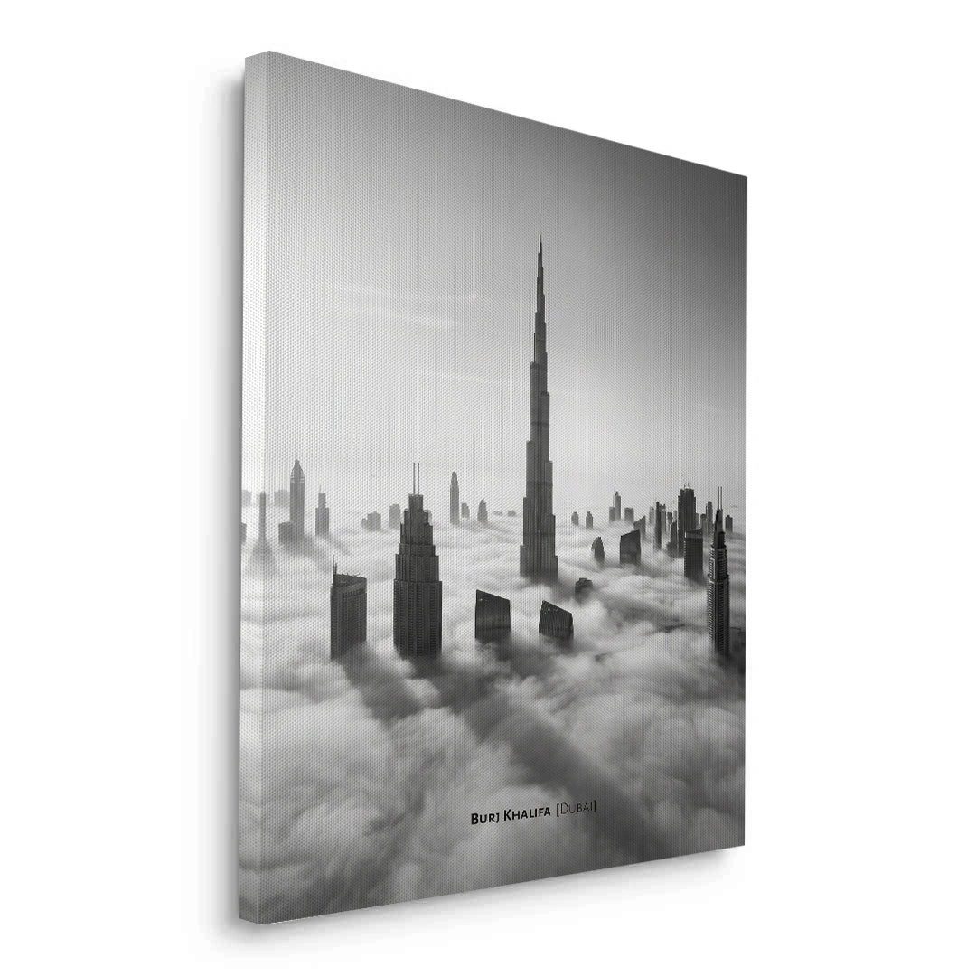 2Burj Khalifa Above the Clouds - Canvas