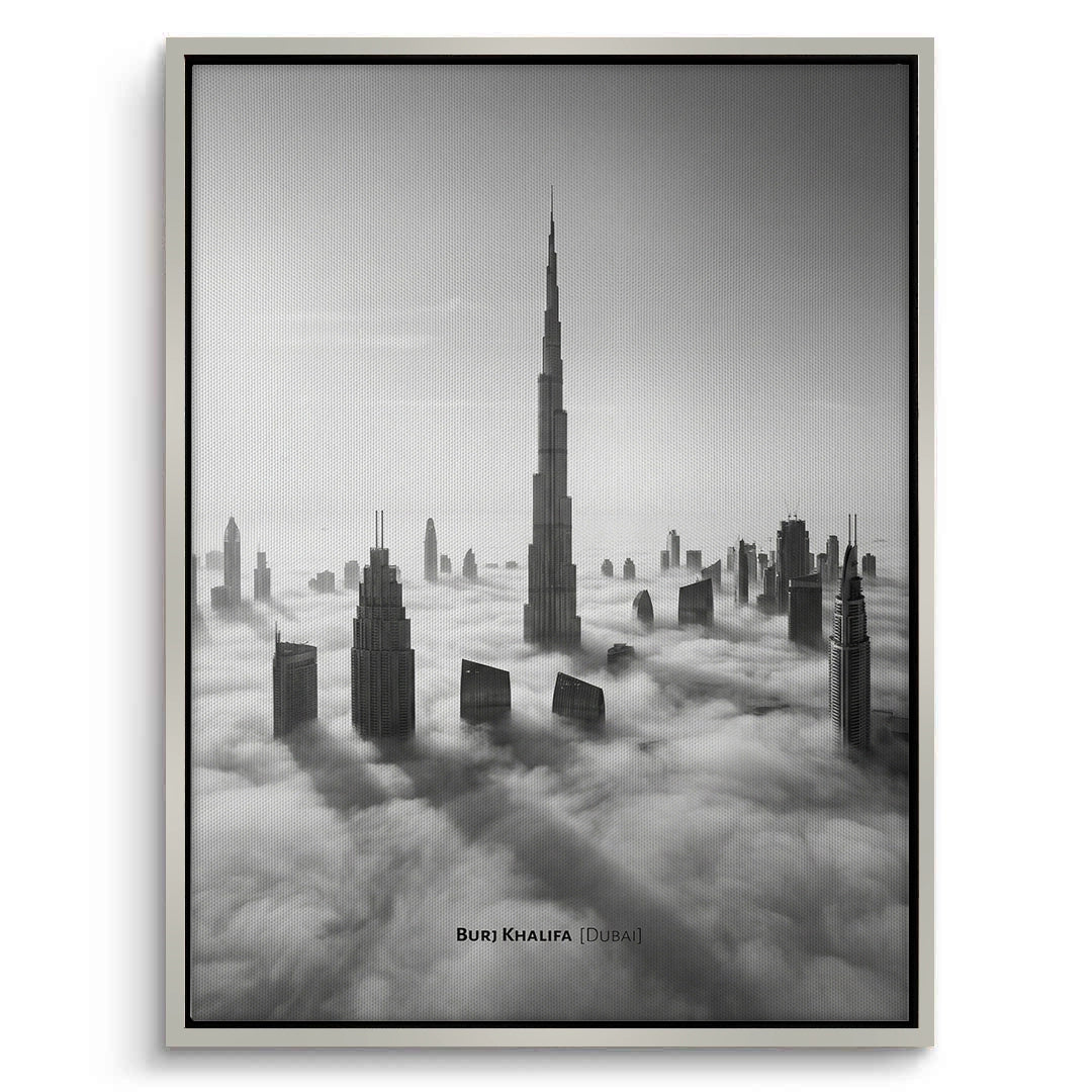 2Burj Khalifa Above the Clouds - Canvas