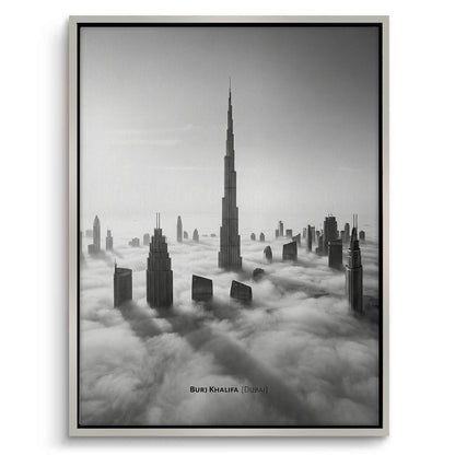 Burj Khalifa Above the Clouds - Canvas