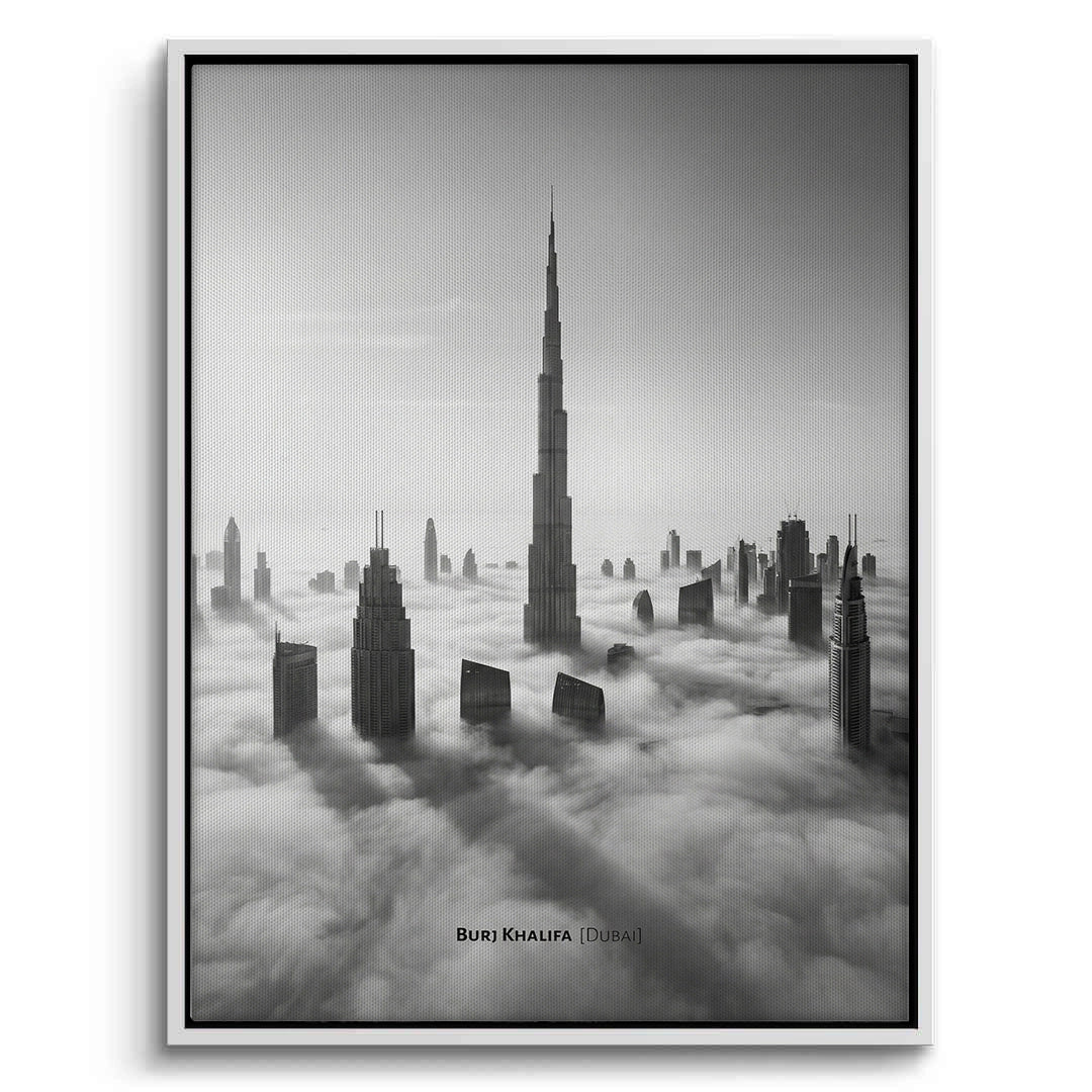 2Burj Khalifa Above the Clouds - Canvas