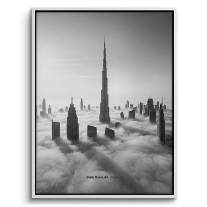 Burj Khalifa Above the Clouds - Canvas