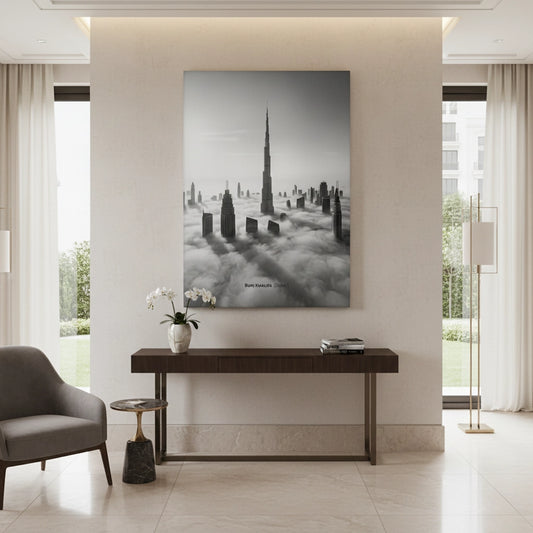 Burj Khalifa Above the Clouds - Canvas