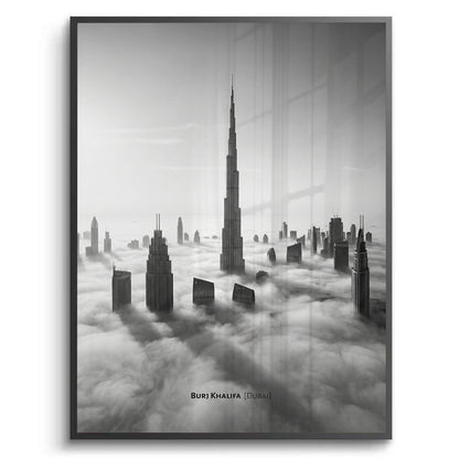 Burj Khalifa Above the Clouds - Fine Art