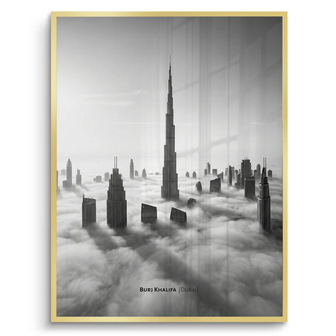 2Burj Khalifa Above the Clouds - Fine Art