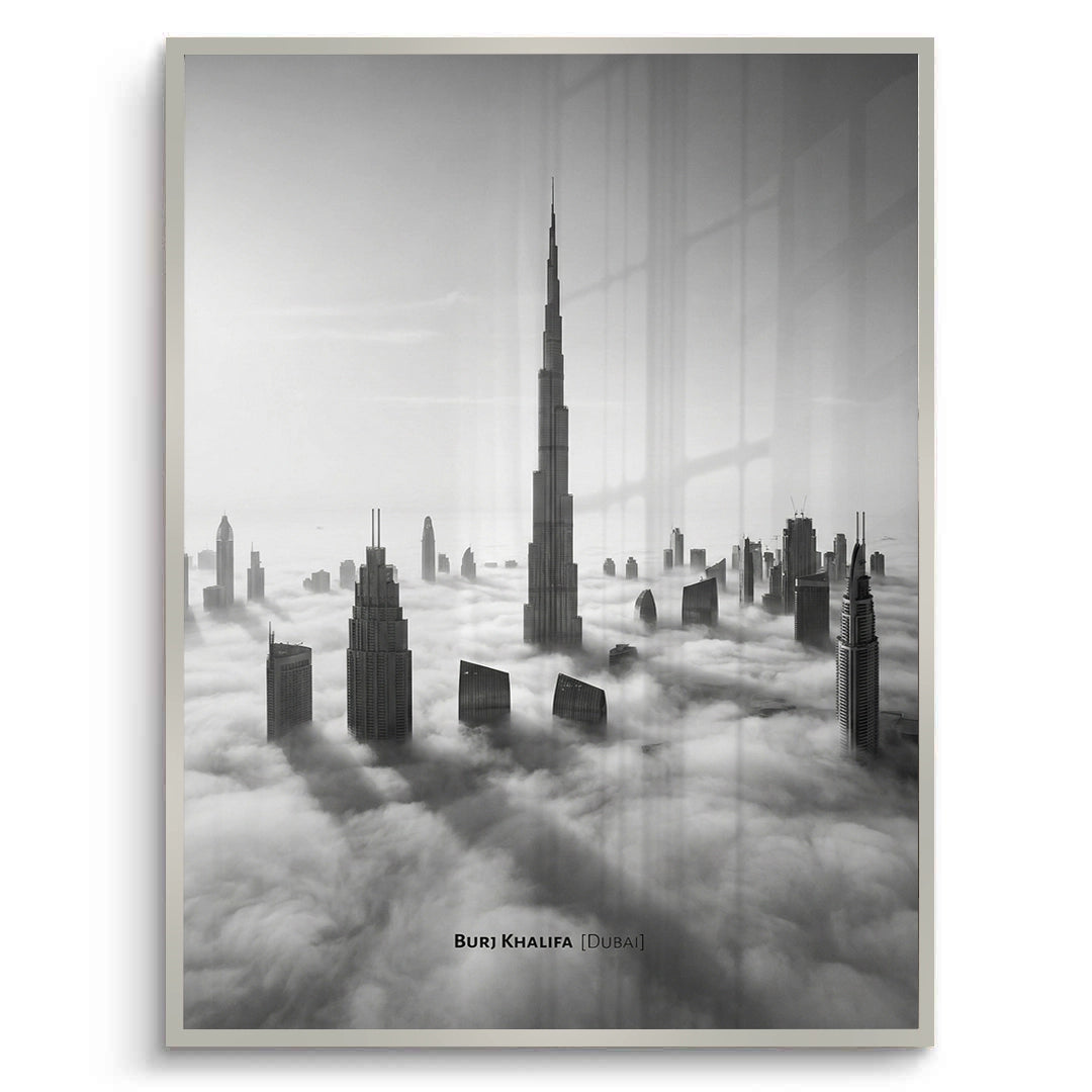 2Burj Khalifa Above the Clouds - Fine Art