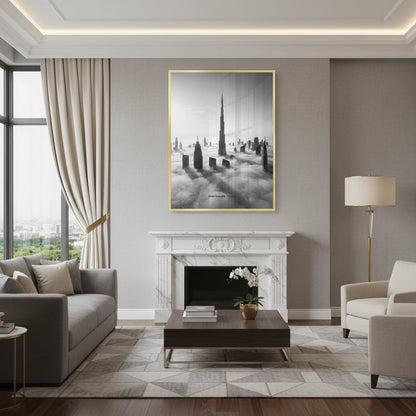 Burj Khalifa Above the Clouds - Fine Art