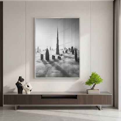 Burj Khalifa Above the Clouds - Fine Art