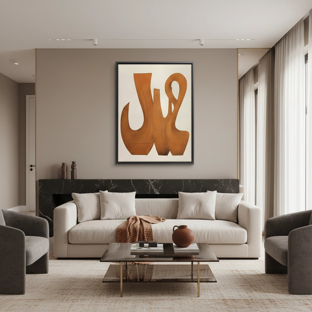 Burnt Sienna - Canvas