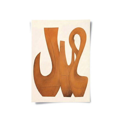 Burnt Sienna - Poster