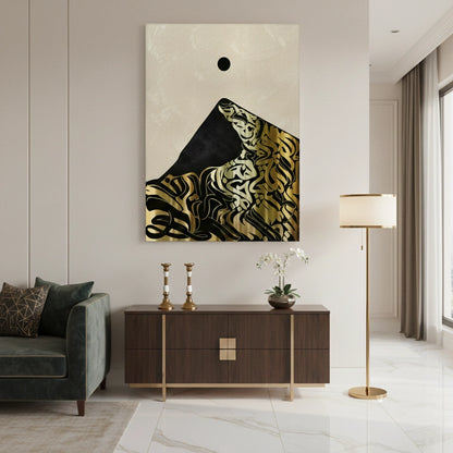 Calligraffiti Mountain - Canvas