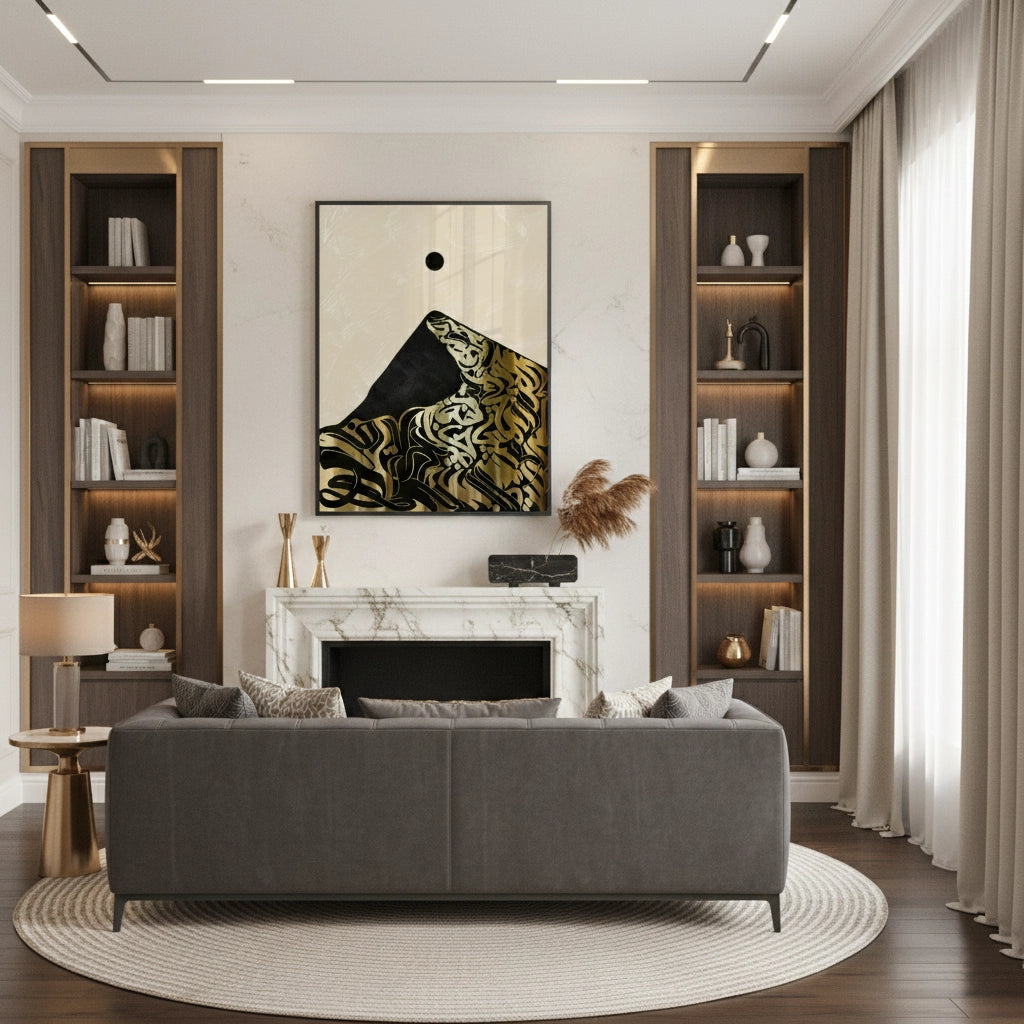 2Calligraffiti Mountain - Fine Art