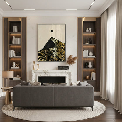 Calligraffiti Mountain - Fine Art