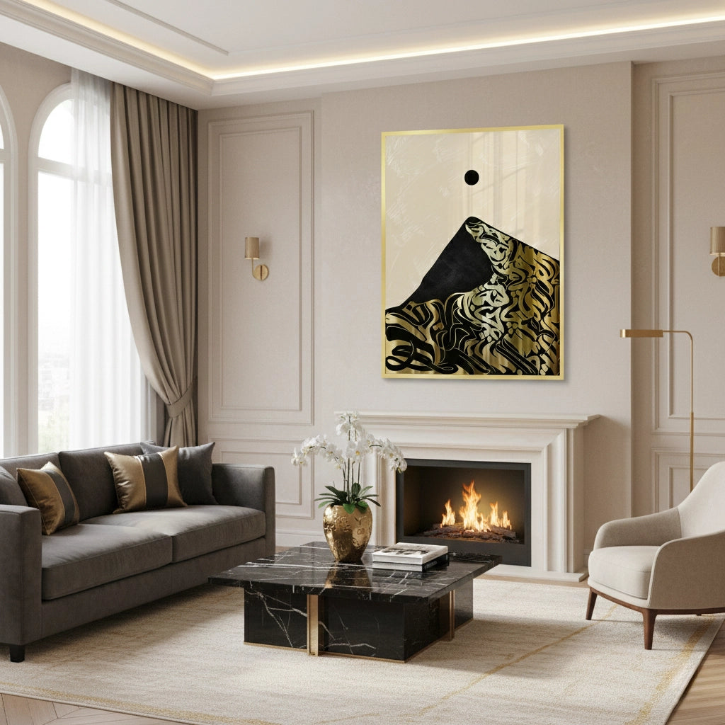 2Calligraffiti Mountain - Fine Art