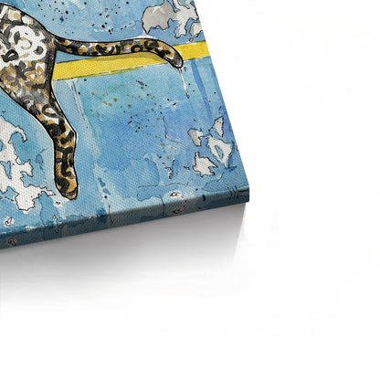 Calligraphy Leopard - Canvas