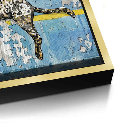 Calligraphy Leopard - Canvas