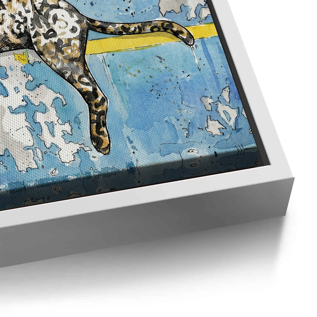 2Calligraphy Leopard - Canvas