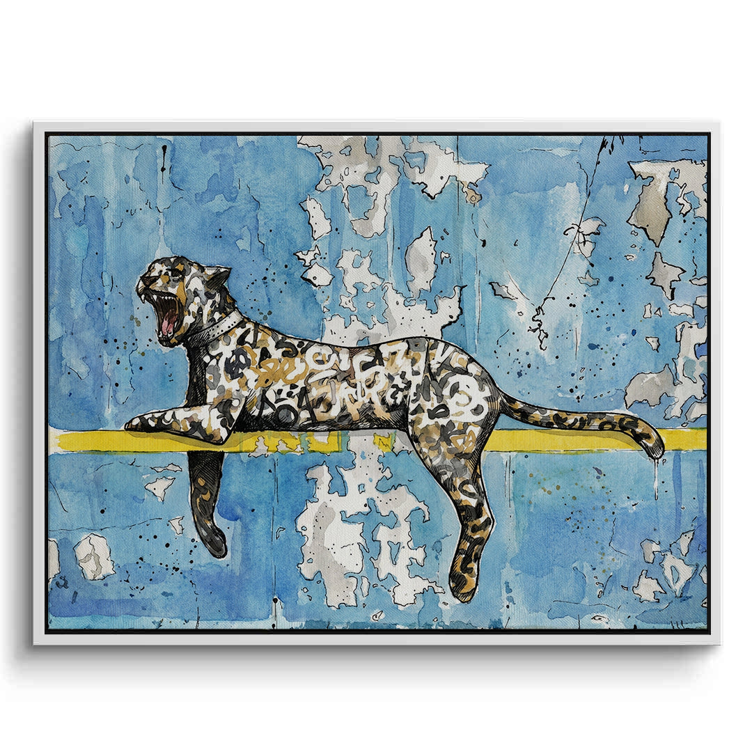 2Calligraphy Leopard - Canvas