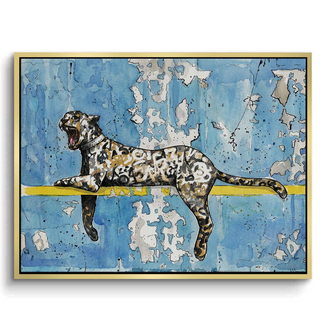 2Calligraphy Leopard - Canvas