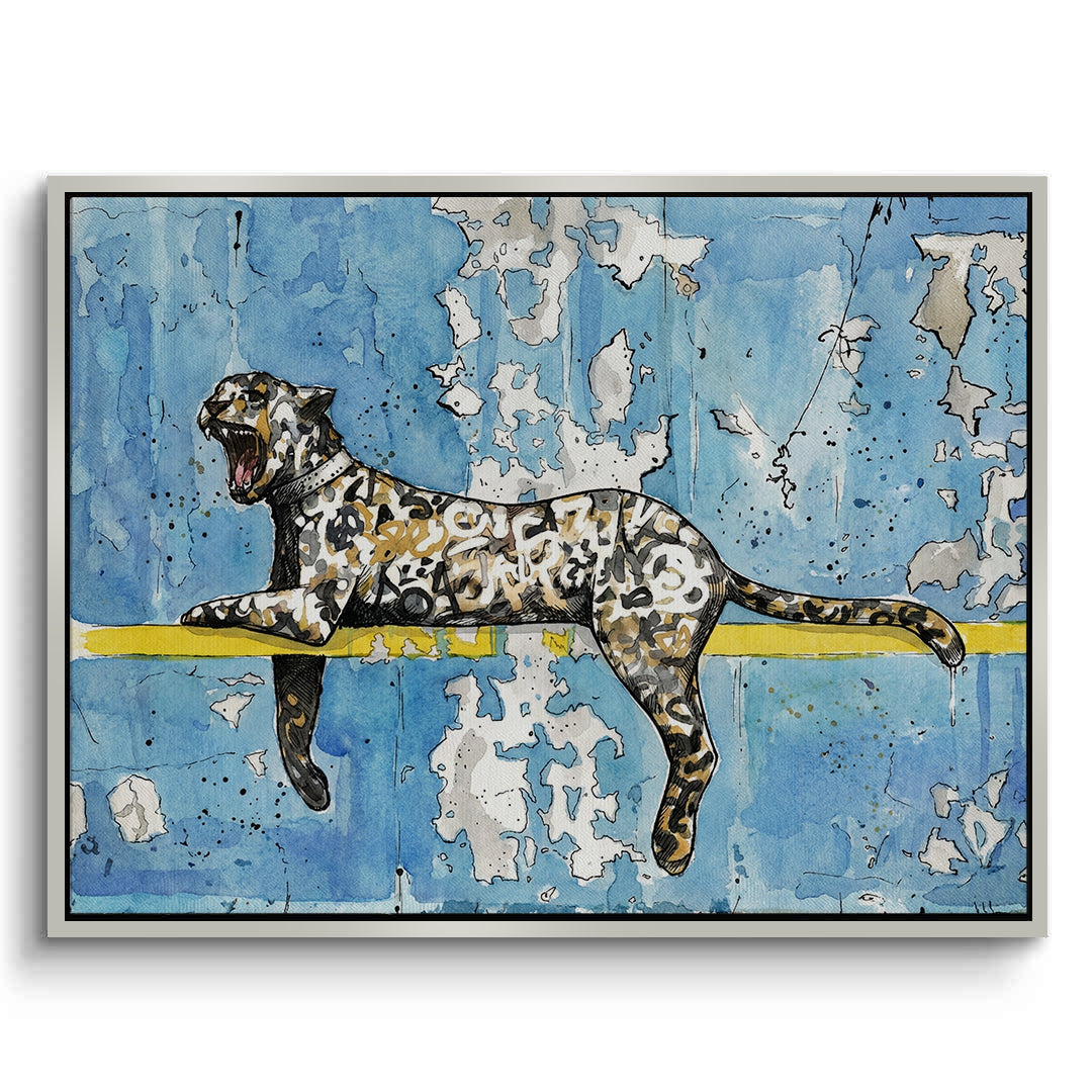 2Calligraphy Leopard - Canvas