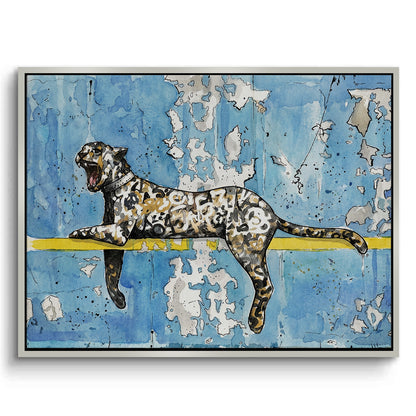 Calligraphy Leopard - Canvas