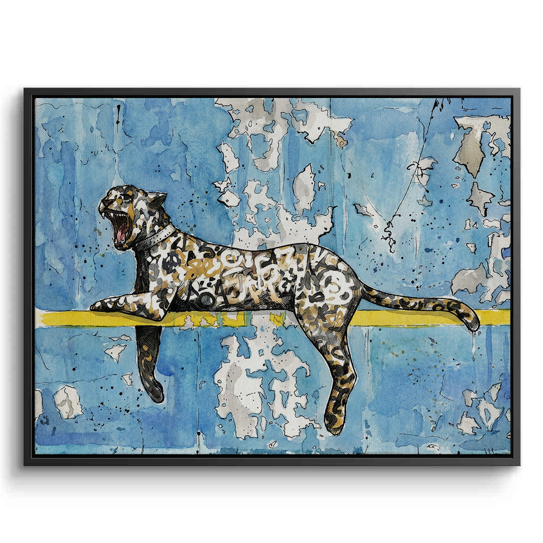 2Calligraphy Leopard - Canvas