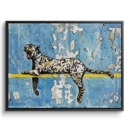 Calligraphy Leopard - Canvas