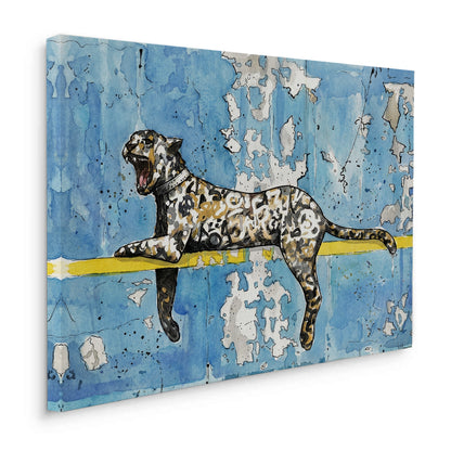 Calligraphy Leopard - Canvas