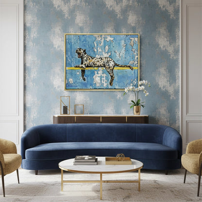 Calligraphy Leopard - Canvas