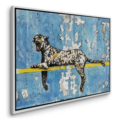 Calligraphy Leopard - Canvas