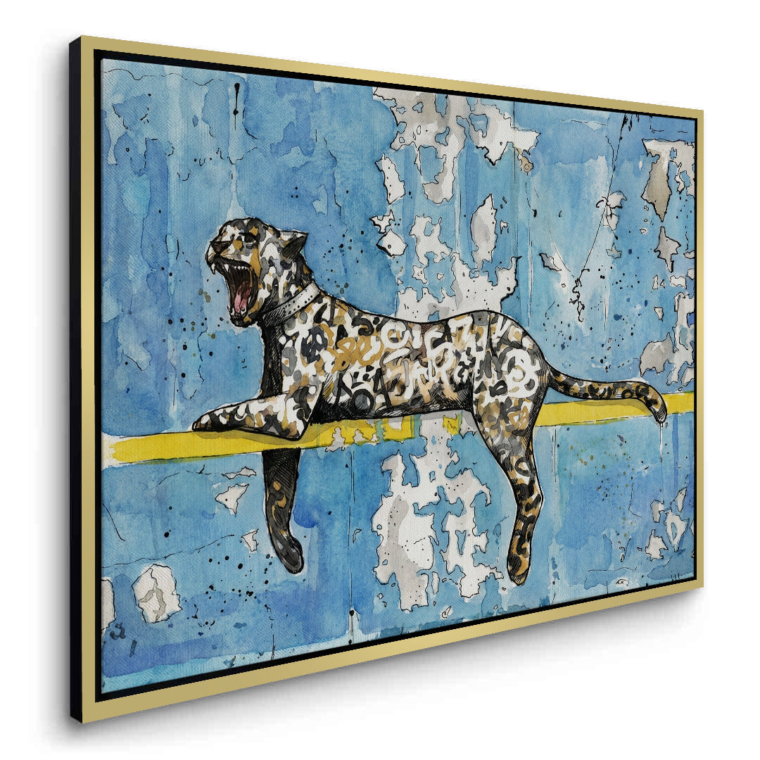 2Calligraphy Leopard - Canvas