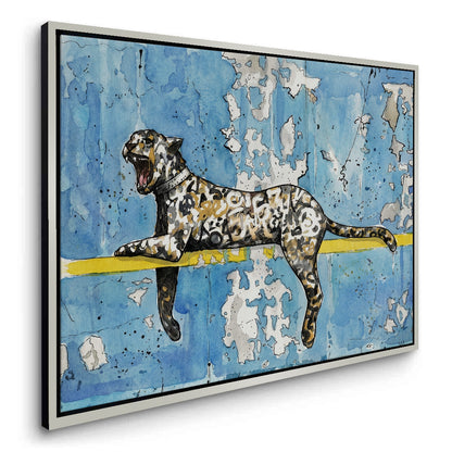 Calligraphy Leopard - Canvas
