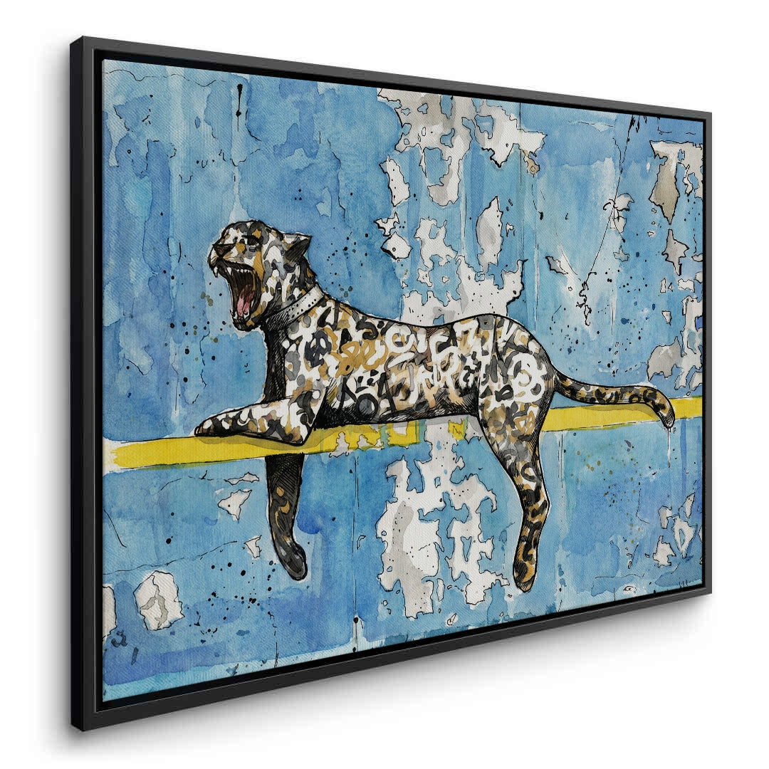 2Calligraphy Leopard - Canvas