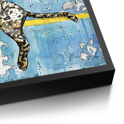 Calligraphy Leopard - Fine Art