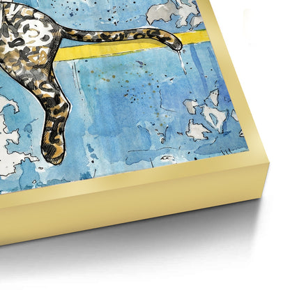 Calligraphy Leopard - Fine Art