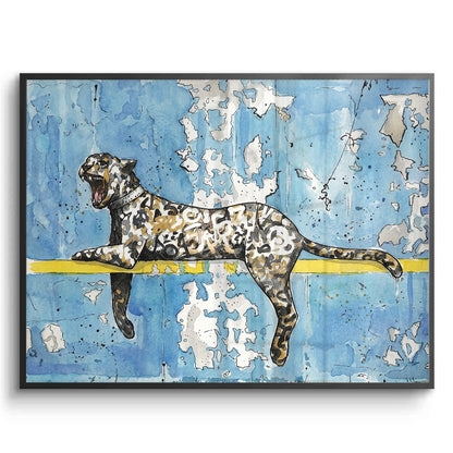 Calligraphy Leopard - Fine Art