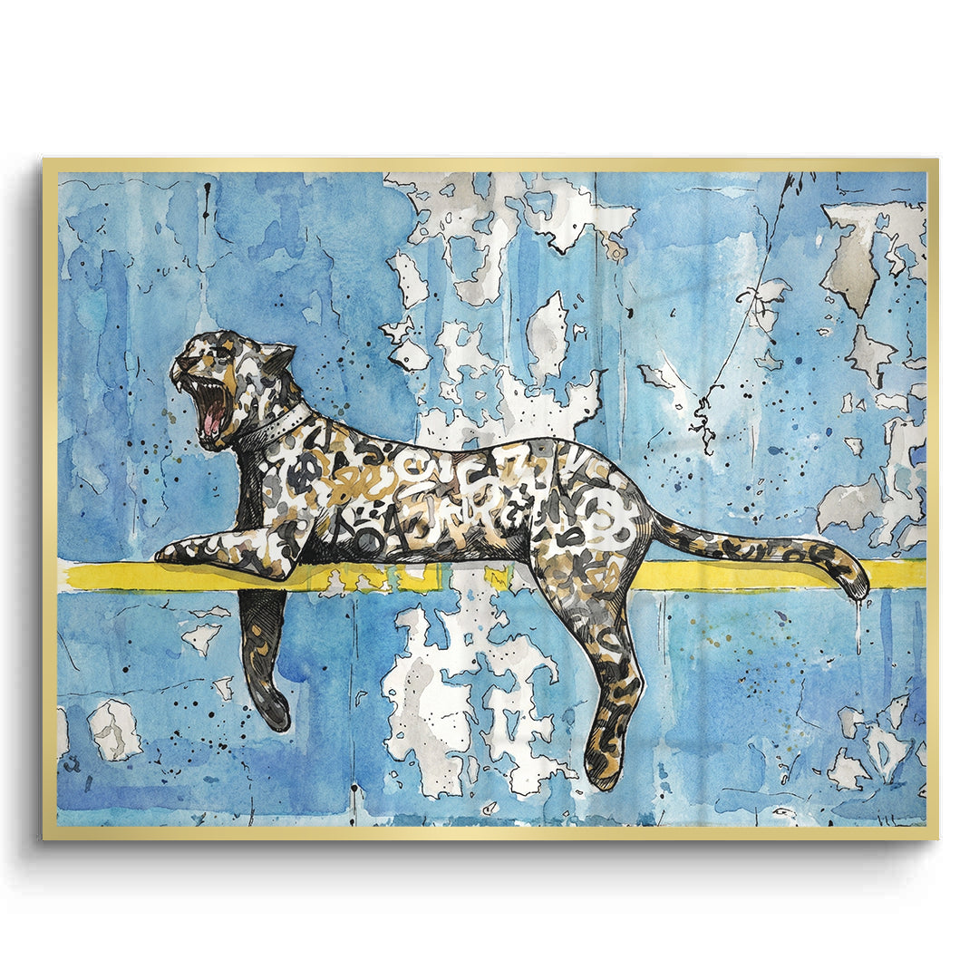 2Calligraphy Leopard - Fine Art