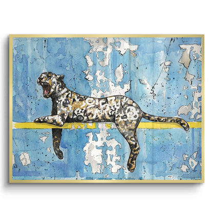 Calligraphy Leopard - Fine Art