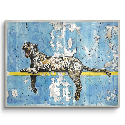 Calligraphy Leopard - Fine Art