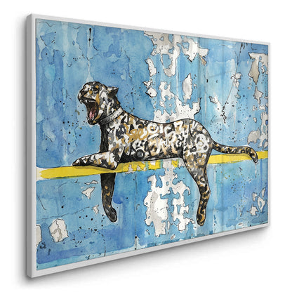 Calligraphy Leopard - Fine Art