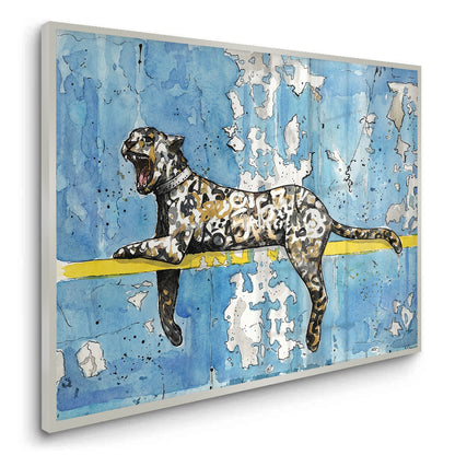 Calligraphy Leopard - Fine Art