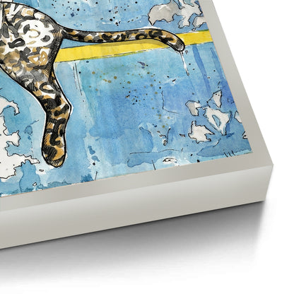 Calligraphy Leopard - Fine Art