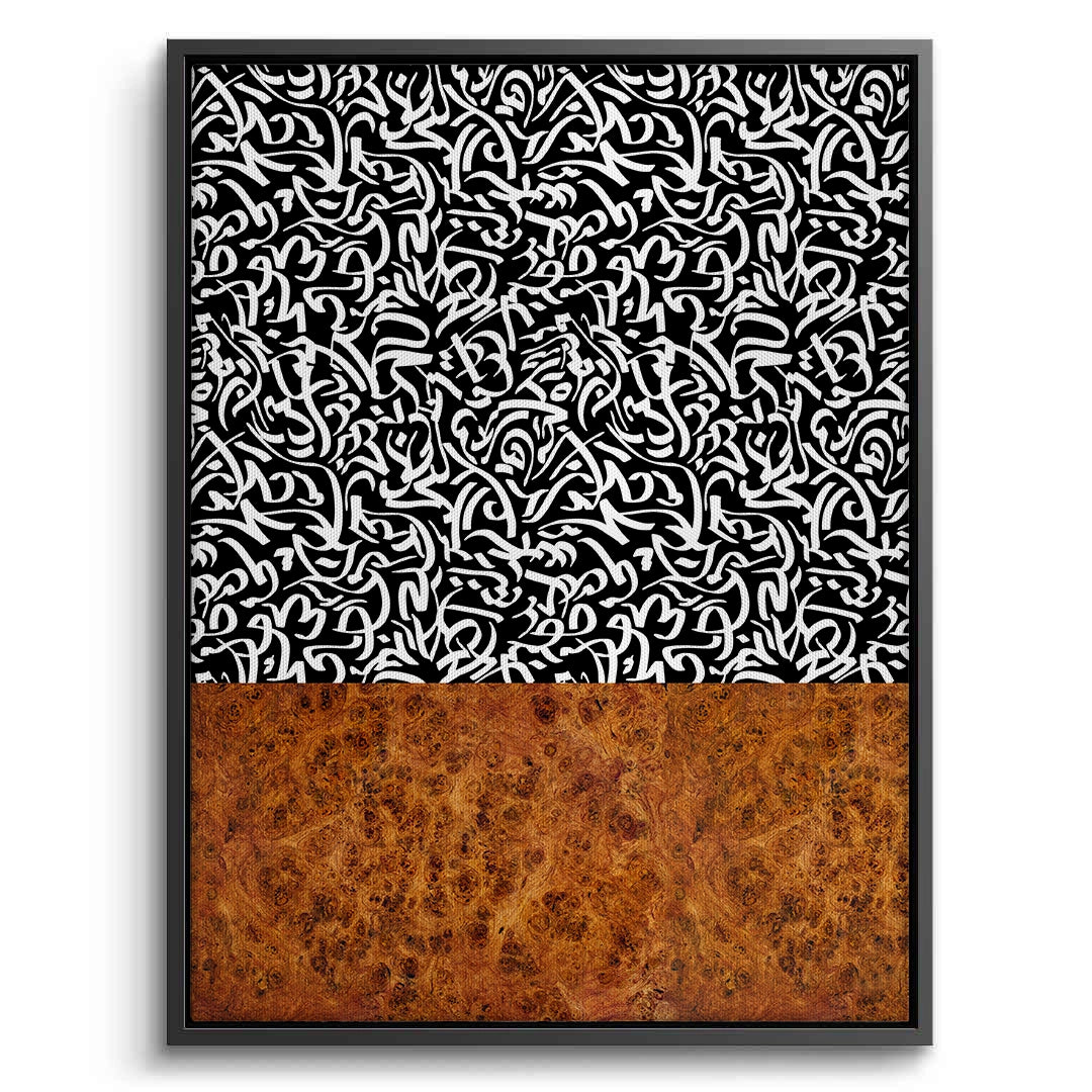 2Calligraphy Pattern - Canvas